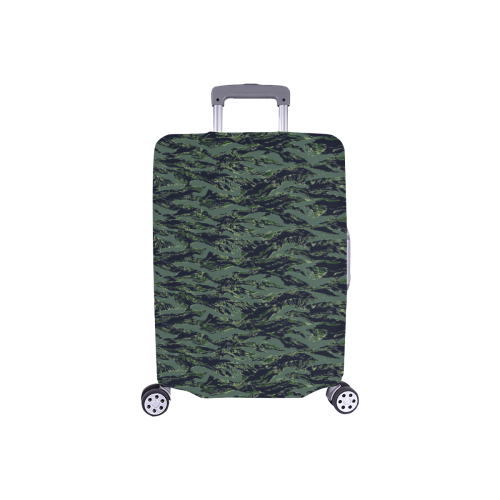 Jungle Tiger Stripe Green Camouflage Luggage Cover/Small 18"-21"