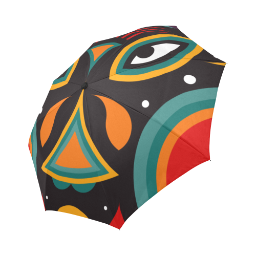 ceremonial tribal Auto-Foldable Umbrella (Model U04)