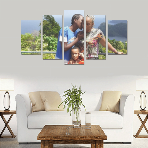 Custom Family Canvas Print Sets A (No Frame)