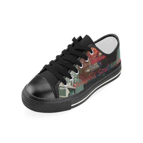 William Bell Collage 1 Women's Classic Canvas Shoes (Model 018)
