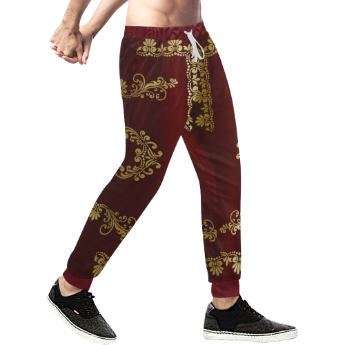 VIP LCC RED Men's All Over Print Sweatpants (Model L11)