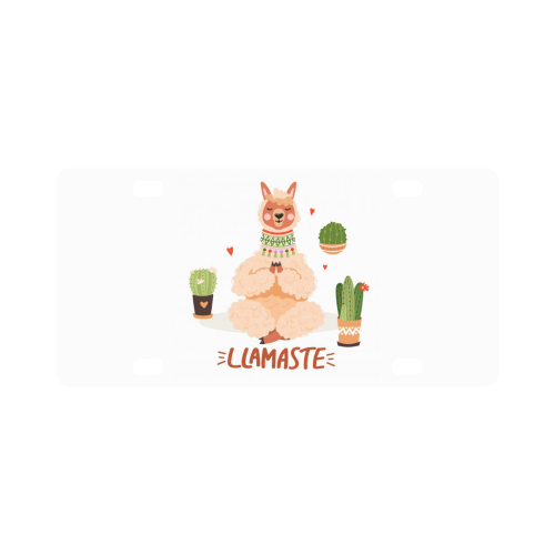 Llamaste Classic License Plate
