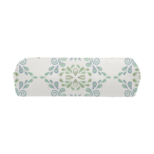 Blue and Green watercolor pattern Pencil Pouch/Small (Model 1681)