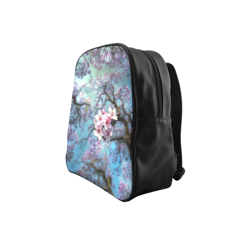 Cherry blossomL School Backpack (Model 1601)(Small)