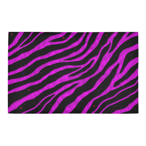 Ripped SpaceTime Stripes - Pink Bath Rug 20''x 32''