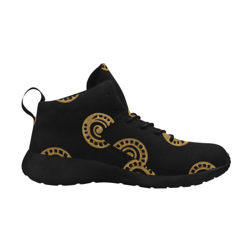 Design shoes : Black, Gold Women's Chukka Training Shoes/Large Size (Model 57502)