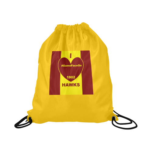 HAWKS- Large Drawstring Bag Model 1604 (Twin Sides)  16.5"(W) * 19.3"(H)