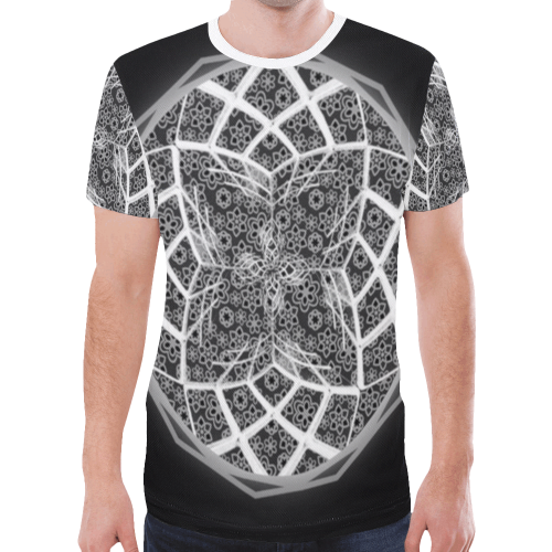 3d Illusion New All Over Print T-shirt for Men/Large Size (Model T45)