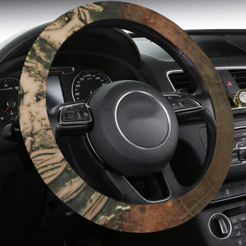 Awesome skull with rat Steering Wheel Cover with Anti-Slip Insert