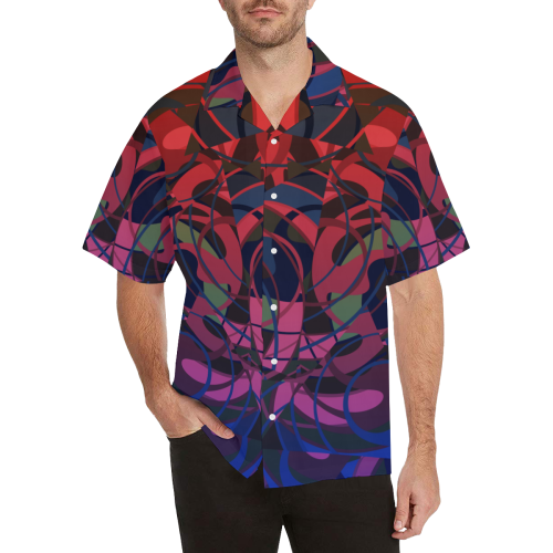 Hot Summer Nights Hawaiian Shirt (Model T58)
