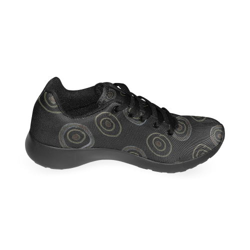 Design dots black Running Women’s Running Shoes (Model 020)