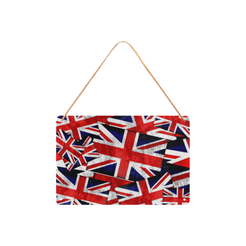 Union Jack British UK Flag Metal Tin Sign 12"x8"