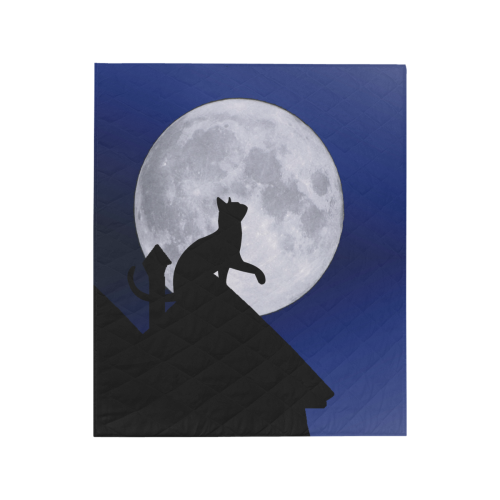 Moon Cat Quilt 50"x60"