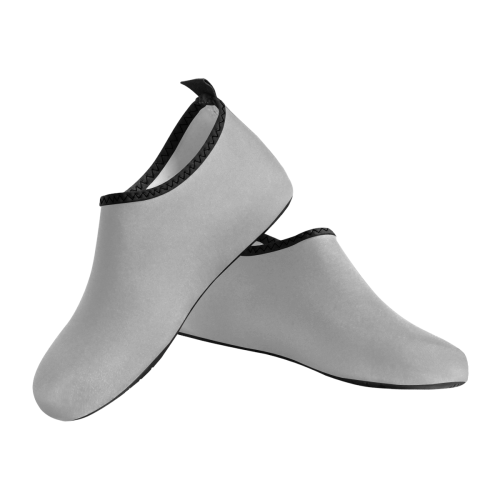 color dark grey Men's Slip-On Water Shoes (Model 056)