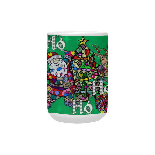 Ho Ho Ho X Mas by Nico Bielow Custom Ceramic Mug (15OZ)
