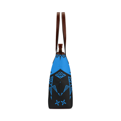Night Stars Blue Shoulder Tote Bag (Model 1646)