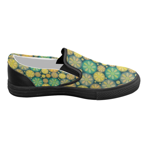 zappwaits 04 - Good afternoon! Women's Slip-on Canvas Shoes (Model 019)