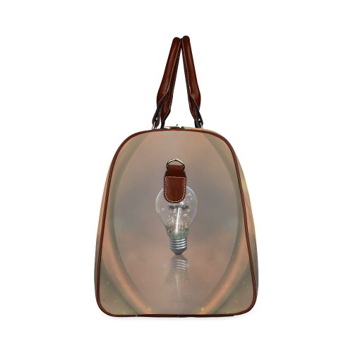 Light bulb with birds Waterproof Travel Bag/Small (Model 1639)