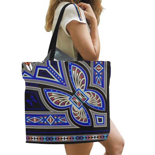 Butterfly Nation All Over Print Canvas Tote Bag/Large (Model 1699)