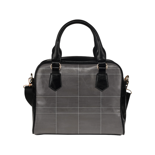 Ayumi Badu - Manhattan Modern Mondrian Leather Shoulder Handbag (Model 1634)