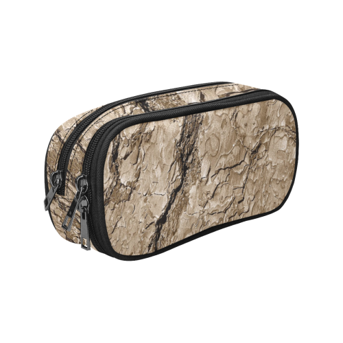 Tree Bark B by JamColors Pencil Pouch/Large (Model 1680)