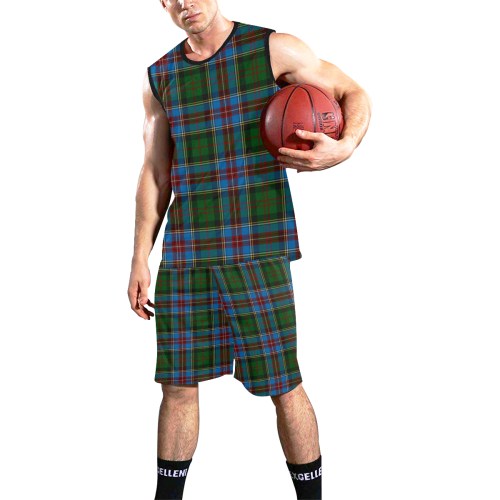 SIR SAMUEL TILLEY TARTAN All Over Print Basketball Uniform