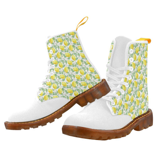 Lemons And Butterfly Martin Boots For Women Model 1203H