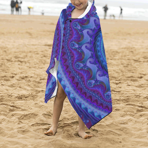 MANDALA PASSION OF LOVE Kids' Hooded Bath Towels