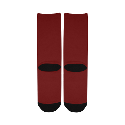 color blood red Women's Custom Socks
