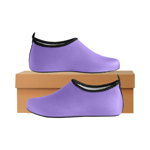 color medium purple Men's Slip-On Water Shoes (Model 056)