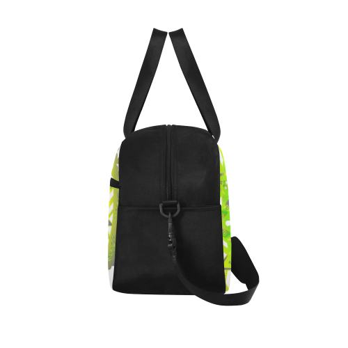 mandala3 green yellow fitness bag Fitness Handbag (Model 1671)