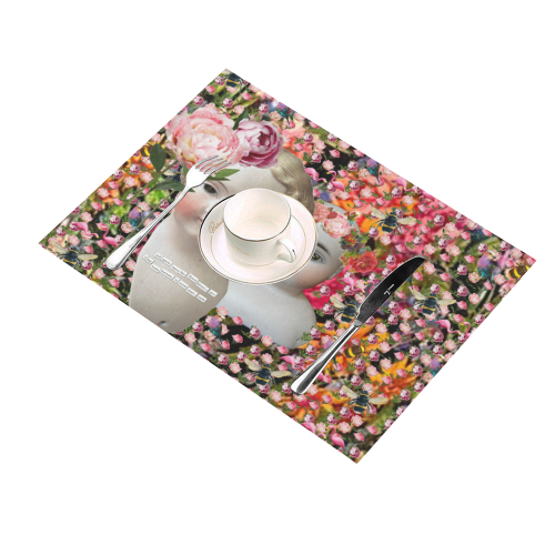 Two Flower Dolls Placemat 14’’ x 19’’ (Set of 6)