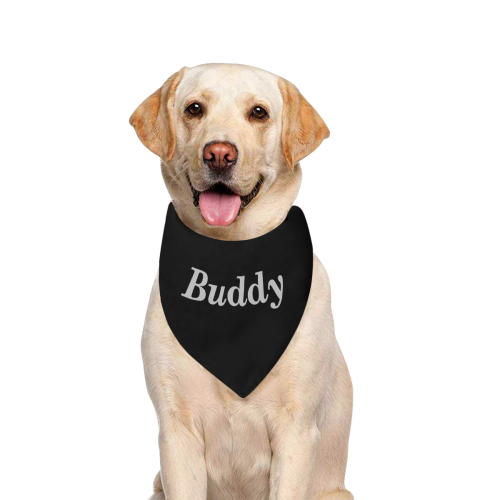 Buddy Pattern by K.Merske Pet Dog Bandana/Large Size