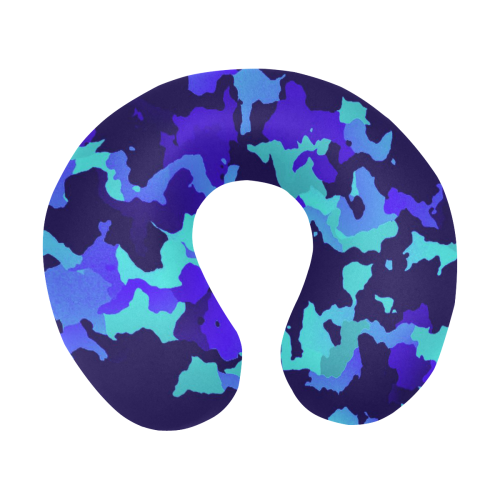 new modern camouflage D by JamColors U-Shape Travel Pillow