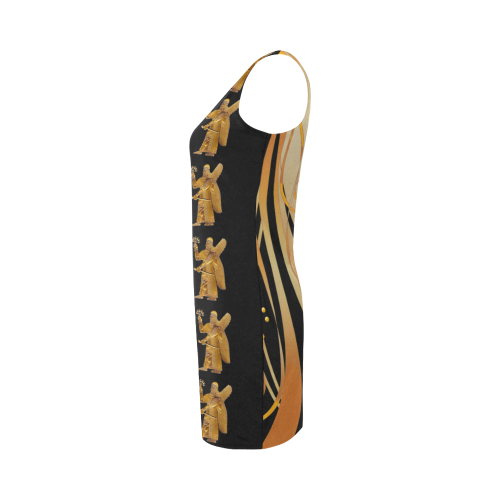 Golden Annunaki Medea Vest Dress (Model D06)