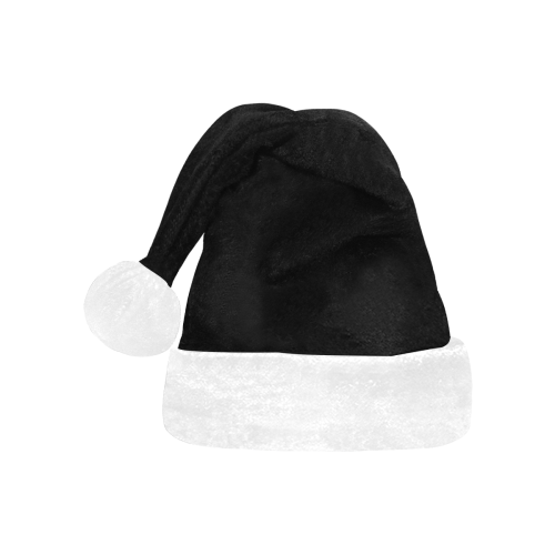 Holiday Black and White Santa Hat