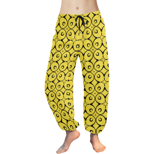 My Lucky Day Buttercup Women's All Over Print Harem Pants (Model L18)