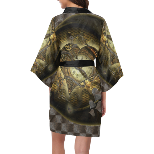 Awesome steampunk heart Kimono Robe
