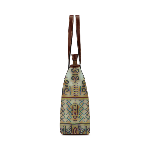 Egyptian Markings Shoulder Tote Bag (Model 1646)