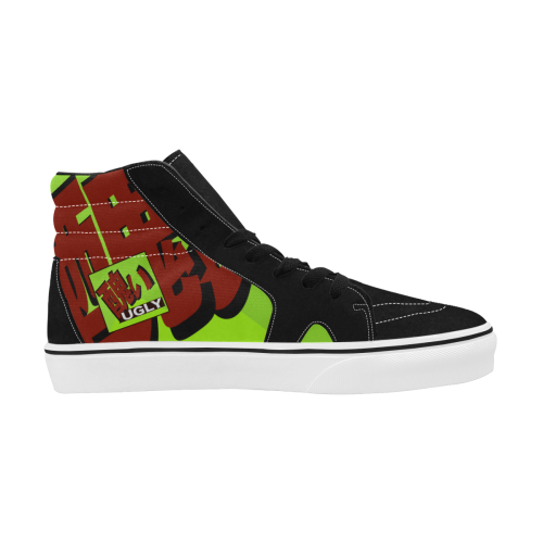 UGLY Lime Men's High Top Skateboarding Shoes (Model E001-1)
