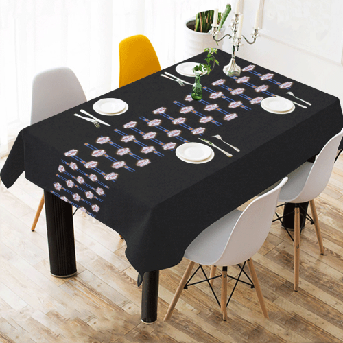 Las Vegas Welcome Sign Cotton Linen Tablecloth 60"x 84"