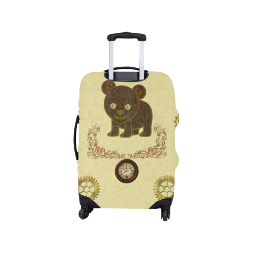 Awesome Steampunk Teddybear Luggage Cover/Small 18"-21"