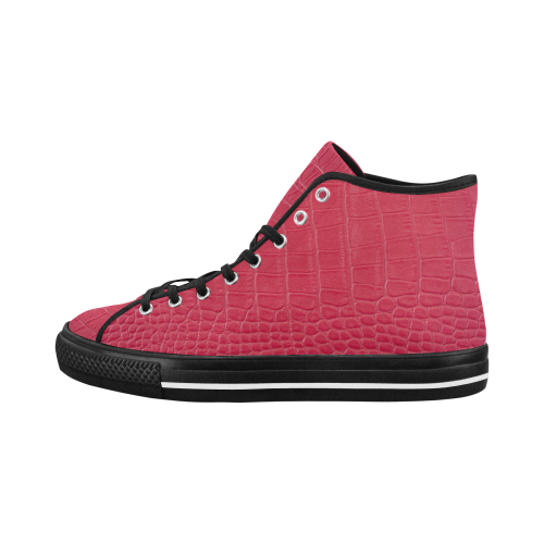 Red Snake Skin Vancouver H Men's Canvas Shoes (1013-1)