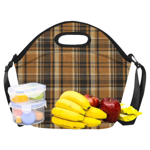 TARTAN DESIGN Neoprene Lunch Bag/Large (Model 1669)