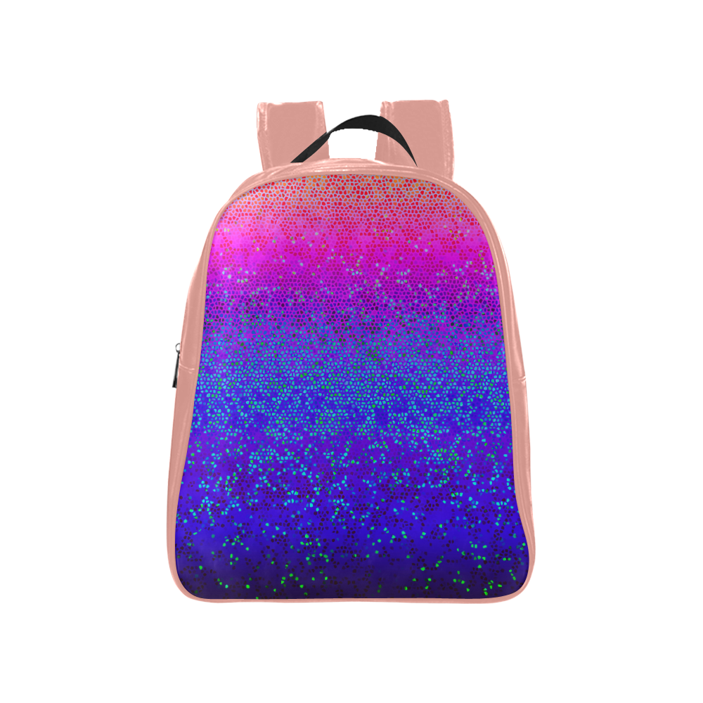 glitter school backpack