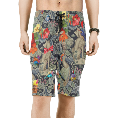 And Another Thing (bird) Men's All Over Print Board Shorts (Model L16)