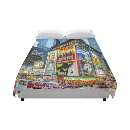 Times Square III Special Finale Color Edition Duvet Cover 86"x70" ( All-over-print)