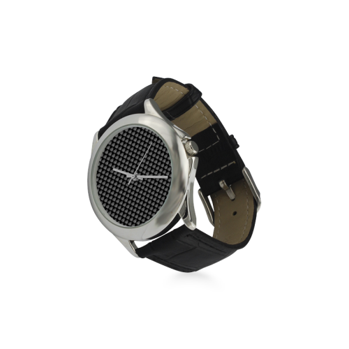 Diamond Watch - Women's Classic Leather Strap Watch(Model 203)