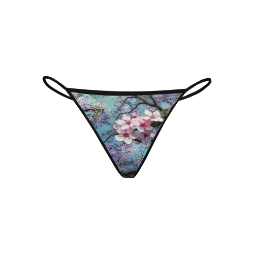 Cherry blossom Women's All Over Print G-String Panties (Model L35)