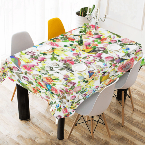 Everything Two Cotton Linen Tablecloth 52"x 70"